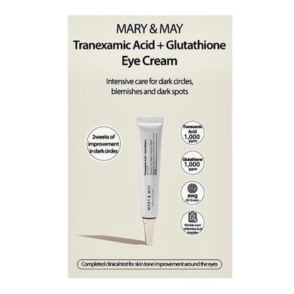 MARY & MAY Tranexamic Acid + Glutathione Eye Cream
