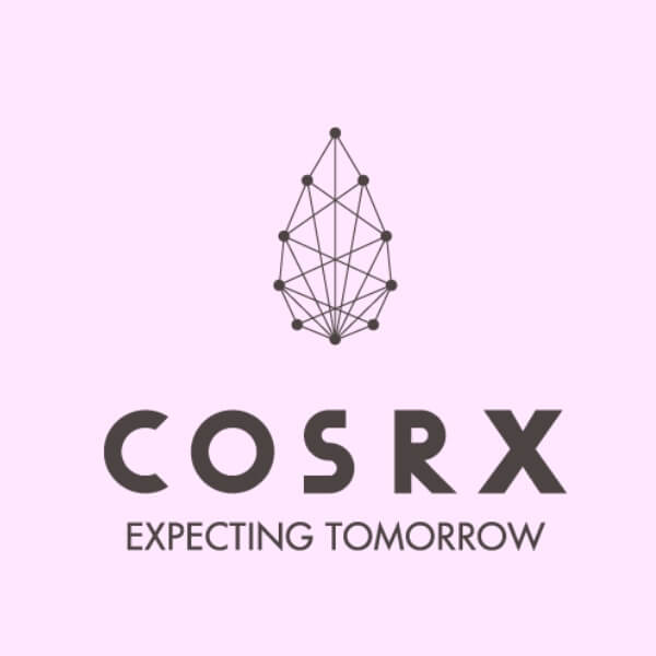 COSRX pink square logo for brand of the month feature