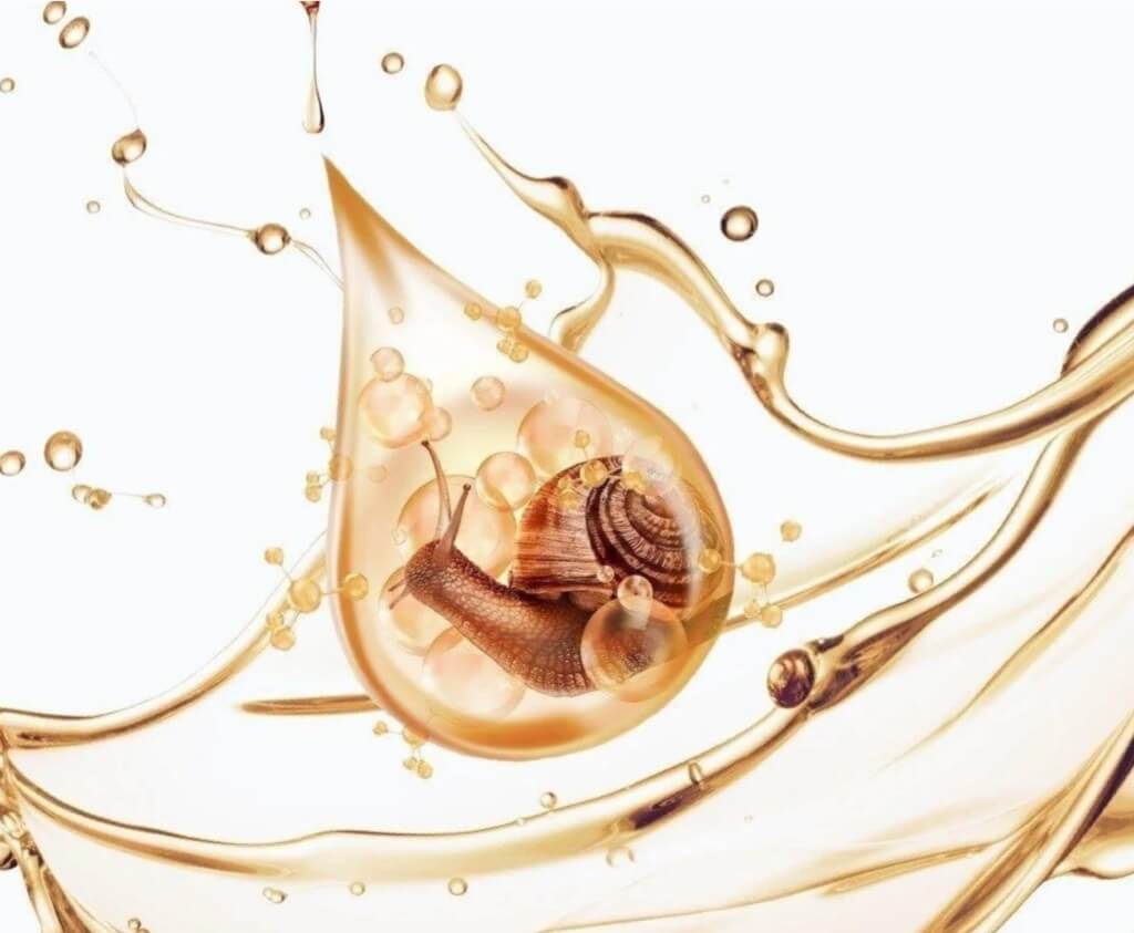 Artistic picture of snail in bubble - links to snail mucin and why you need it blog