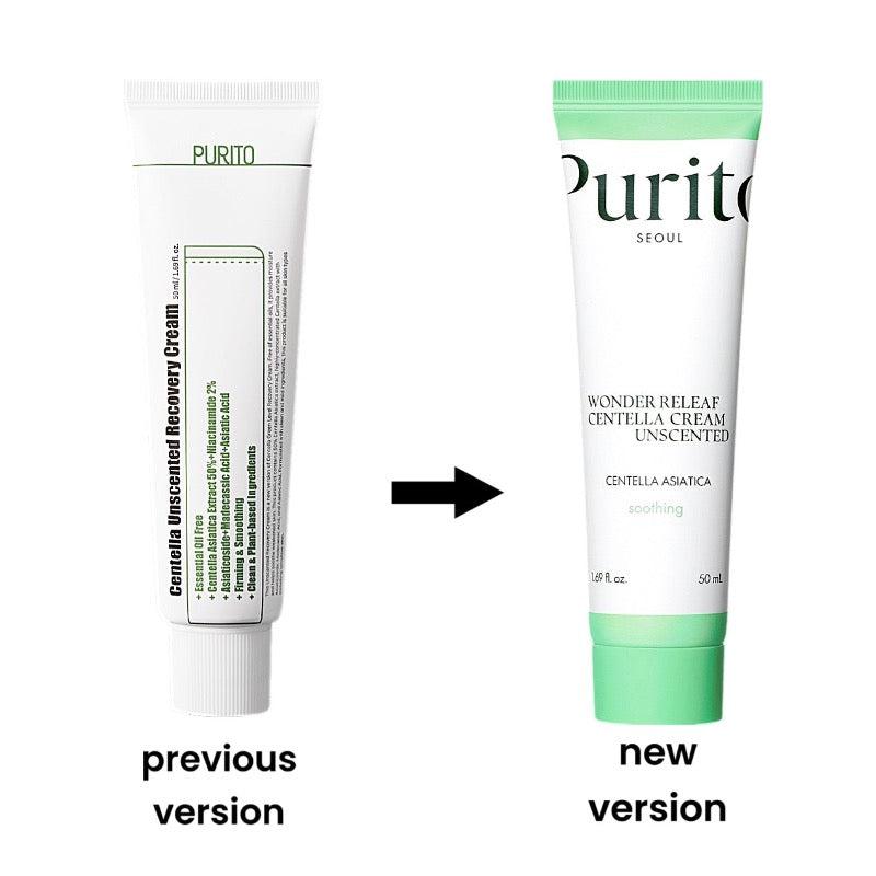 Packaging of PURITO - Wonder Releaf Centella Cream Unscented