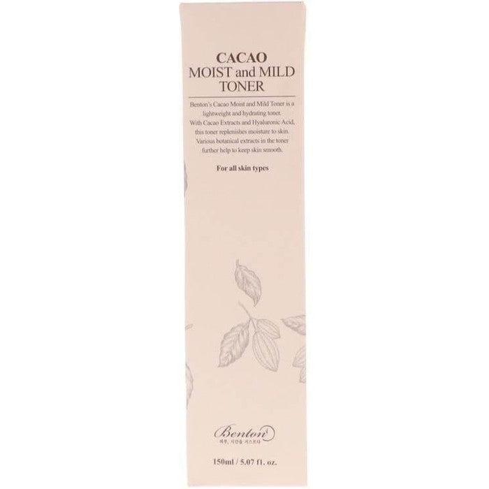 Packaging of Benton - Cacao Moist and Mild Toner 150ml