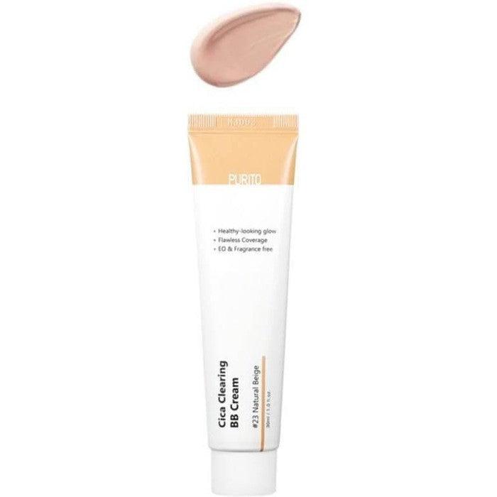 Packaging of PURITO - Cica Clearing BB Cream - SPF38 PA+++ #23 Natural Beige