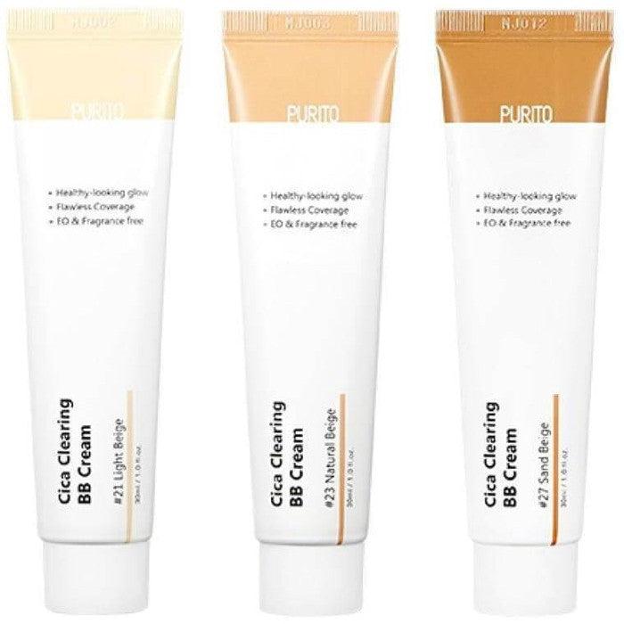 PURITO - Cica Clearing BB Cream - SPF38 PA+++ #27 Sand Beige