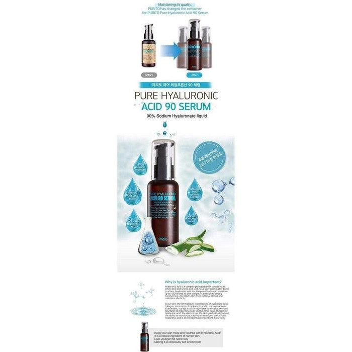 Packaging of PURITO - Pure Hyaluronic Acid 90 Serum 60ml