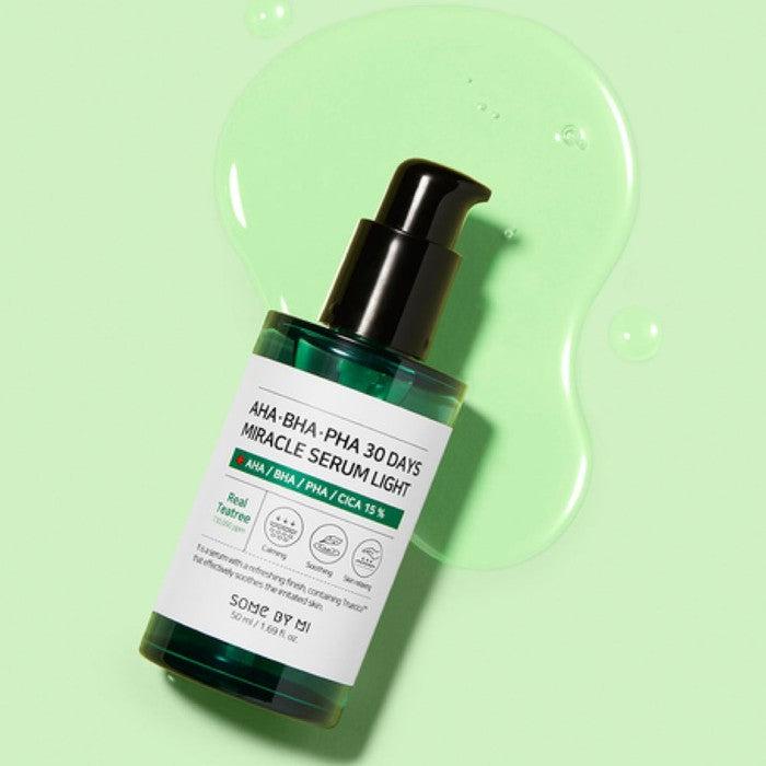 Packaging of SOME BY MI - AHA, BHA, PHA 30 Days Miracle Serum Light