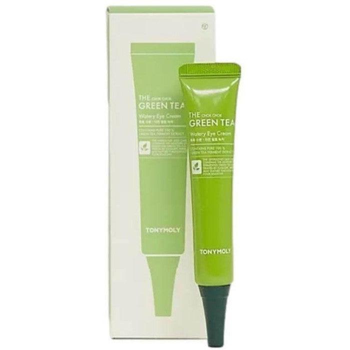 Packaging of TONYMOLY The Chok Chok Green Tea Watery Eye Cream
