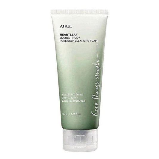 Featured image of Anua Heartleaf Quercetinol Pore Deep Cleansing Foam-Water Cleansers-K-Beauty UK