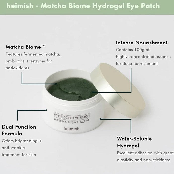 Heimish Matcha Biome Hydrogel Eye Patch