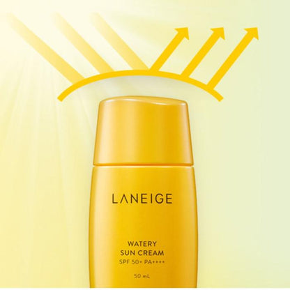 Packaging of LANEIGE - Watery Sun Cream SPF50+ PA++++ 50ml