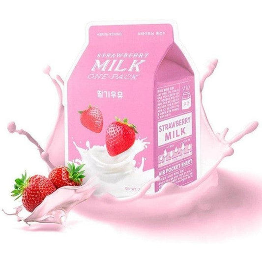 A'PIEU - Milk One Pack - Strawberry Milk (Brightening)