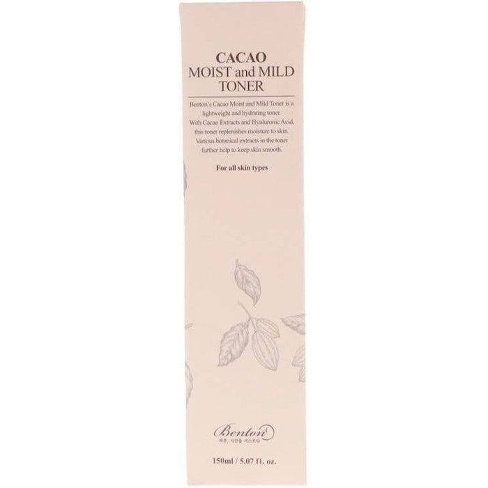 Packaging of Benton - Cacao Moist and Mild Toner 150ml
