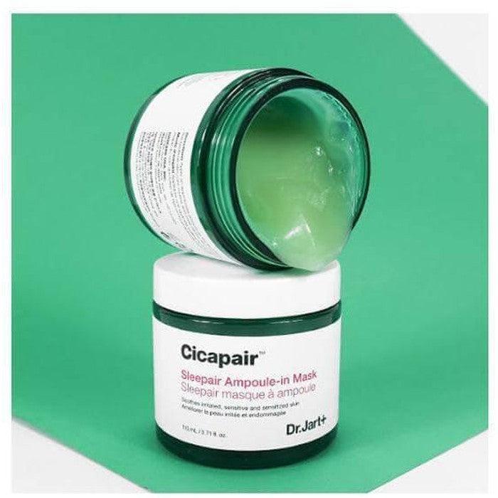 Packaging of Dr. Jart+ Cicapair ( Tiger Grass) Sleepair Ampoule-in Mask