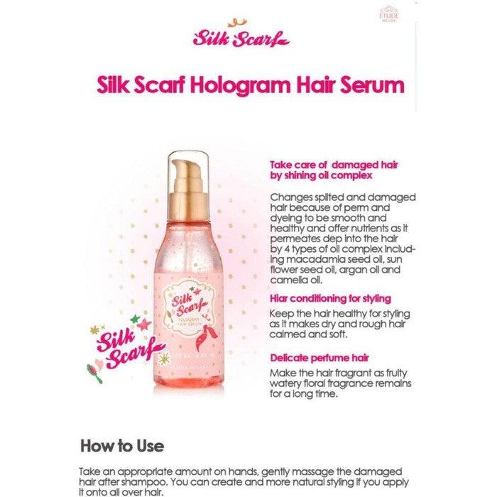Packaging of ETUDE - Silk Scarf Hologram Hair Serum