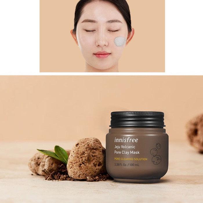 Packaging of Innisfree Jeju Volcanic Pore Clay Mask 100ml