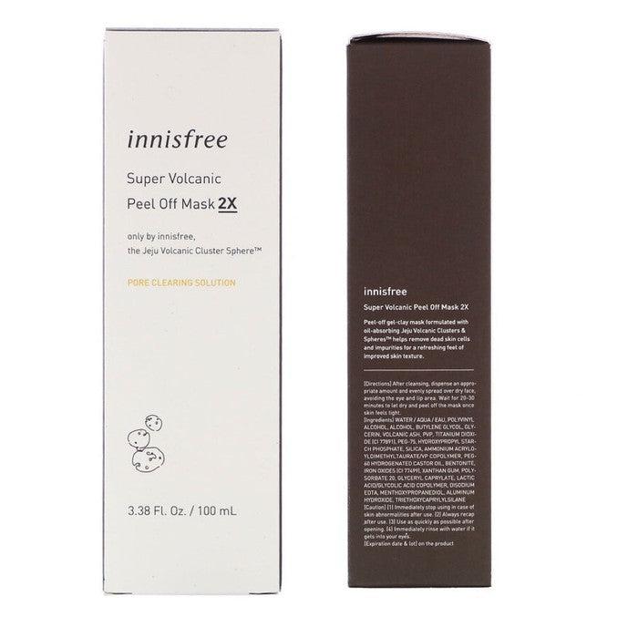 Packaging of innisfree - Super Volcanic Peel Off Mask 2X