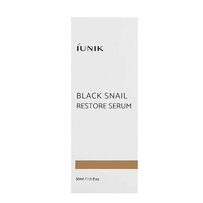 Packaging of IUNIK–Black Snail Restore Serum