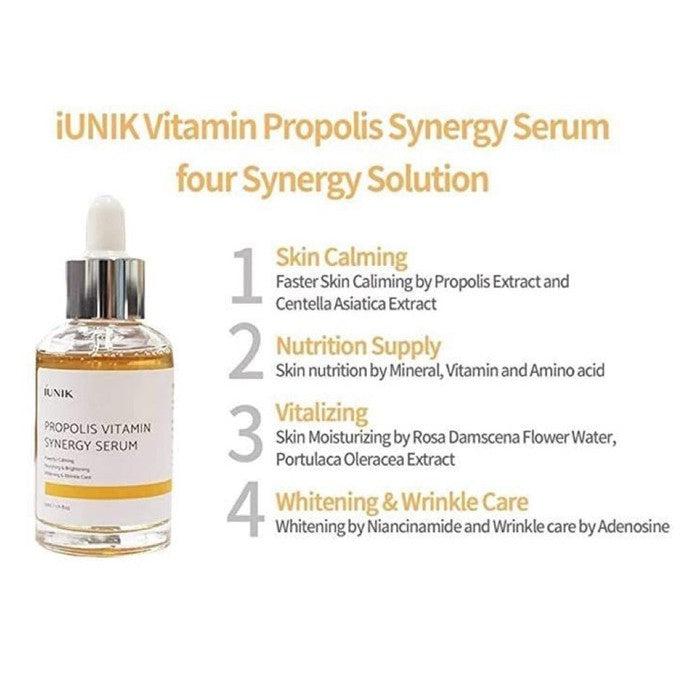Packaging of iUNIK - Propolis Vitamin Synergy Serum