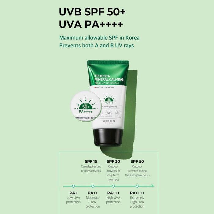 SOME BY MI, Truecica Mineral 100 Calming Tone-Up Sun cream, SPF 50+ PA++++