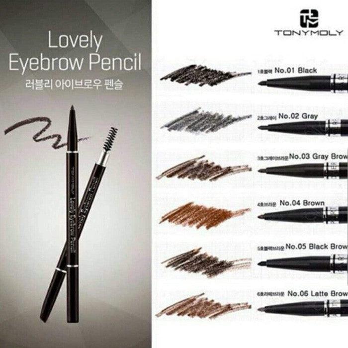 Packaging of TONYMOLY - Lovely Eyebrow Pencil - 6 colours